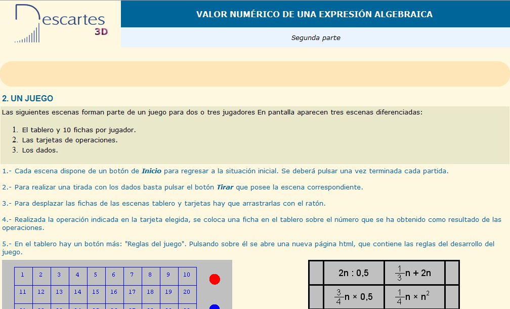 Valor numérico de una expresión algebraica | Recurso educativo 36764