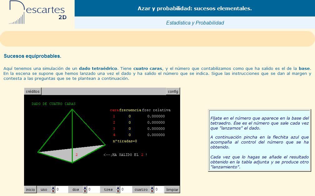 Sucesos equiprobables | Recurso educativo 37282