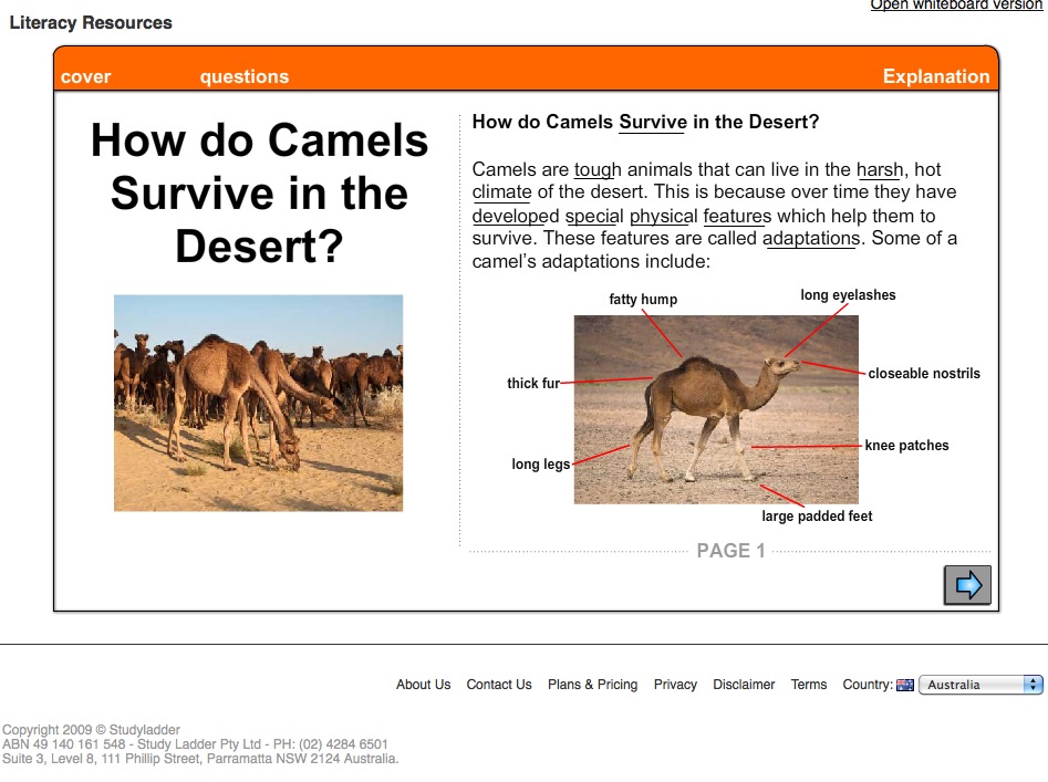How do camels survive in the desert? | Recurso educativo 42152
