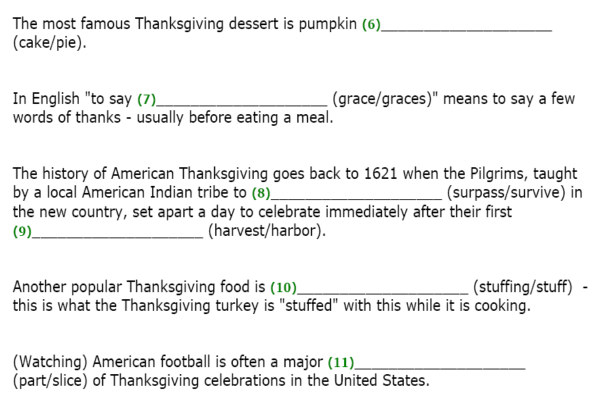 Thanksgiving | Recurso educativo 42714