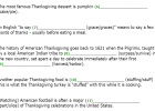 Thanksgiving | Recurso educativo 42714