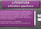 Literatura gauchesca | Recurso educativo 45205