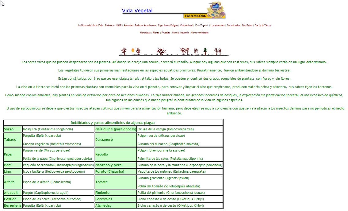 La vida vegetal | Recurso educativo 46437