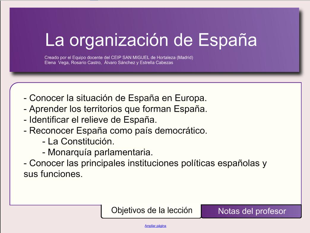 Organización de España | Recurso educativo 47794