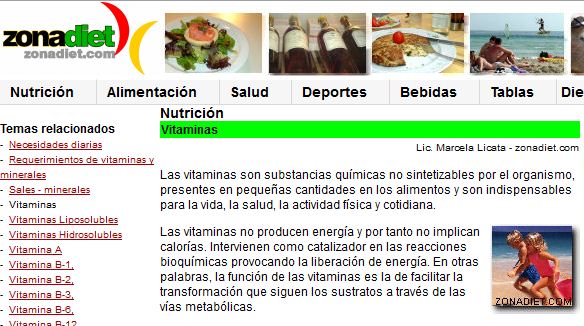 Vitaminas | Recurso educativo 49072