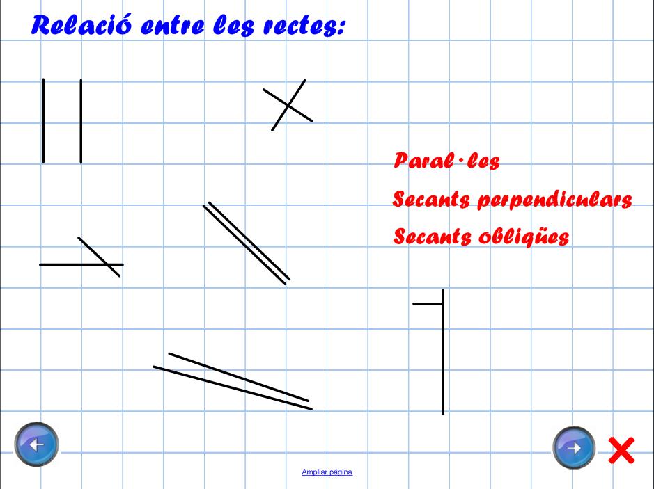 Angles i rectes | Recurso educativo 50767