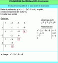 Interactivo: factorización de polinomios | Recurso educativo 12674