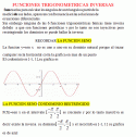 Funciones trigonométricas inversas | Recurso educativo 18625