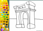 ¡A Colorear!: Arco de Triunfo | Recurso educativo 27130