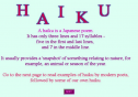 Haiku poems | Recurso educativo 27431