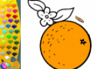 ¡A Colorear Frutas!:Naranja | Recurso educativo 28701