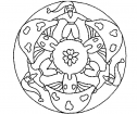 Mandala con setas para educación infantil | Recurso educativo 68266