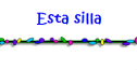 Juego de presentación: Esta silla | Recurso educativo 69082