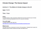The effects of climate change on the UK | Recurso educativo 77503