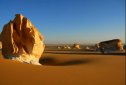 Wind and sand erosion: White Desert (Egypt) | Recurso educativo 85248