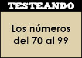 Los números del 70 al 99 | Recurso educativo 352529