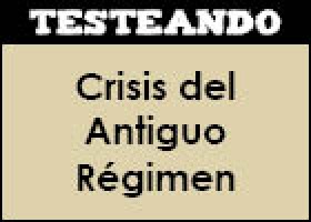 Crisis del Antiguo Régimen | Recurso educativo 49268