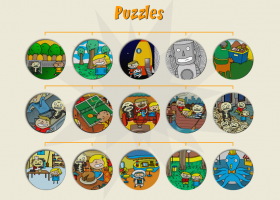 Juego de puzzle para desarrollar la atención en niños de 7 a 8 años : fiesta | Recurso educativo 404778