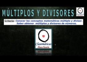 (Divisibilidad) - Múltiplos y Divisores | Recurso educativo 682554