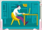 Postura corporal correcta para trabajar con el ordenador | Recurso educativo 723947