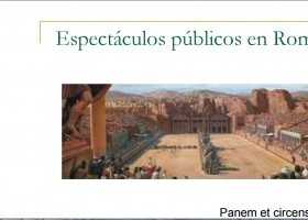 Espectáculos públicos en Roma | Recurso educativo 729121