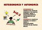 Autonomia i heteronomia | Recurso educativo 747265