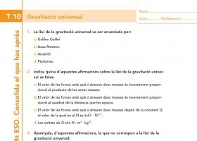 Gravitació universal | Recurso educativo 744550