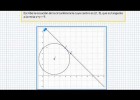 Ecuación de la circunferencia tangente a una recta conocido su centro | Recurso educativo 766916
