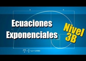 Ecuaciones Exponenciales - Ejercicios Resueltos - Nivel 3B | Recurso educativo 771034