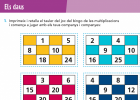El bingo de les multiplicacions | Recurso educativo 786810