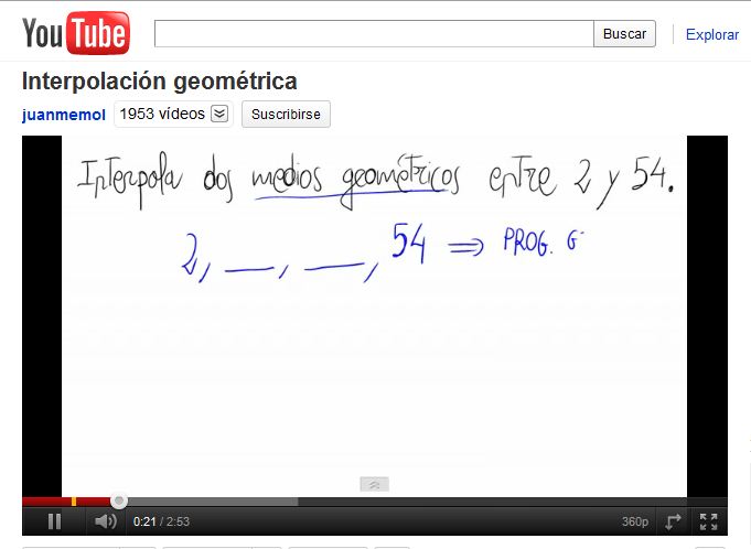 Interpolación geométrica | Recurso educativo 36902