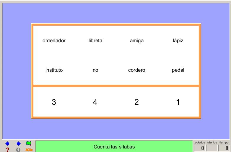 Sílabas y acentuación | Recurso educativo 38583