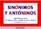 Sinónimos y antónimos | Recurso educativo 39725