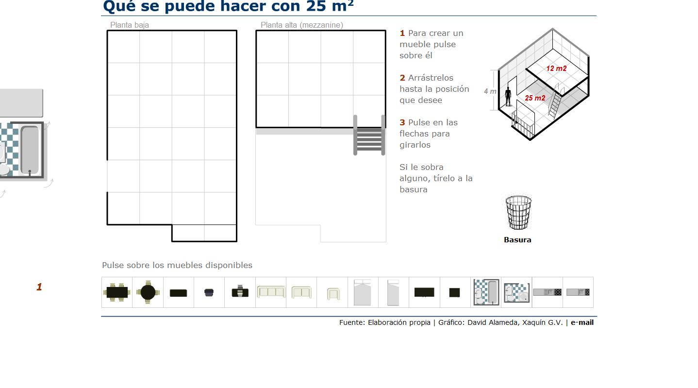 Casas de 25 metros cuadrados | Recurso educativo 41768