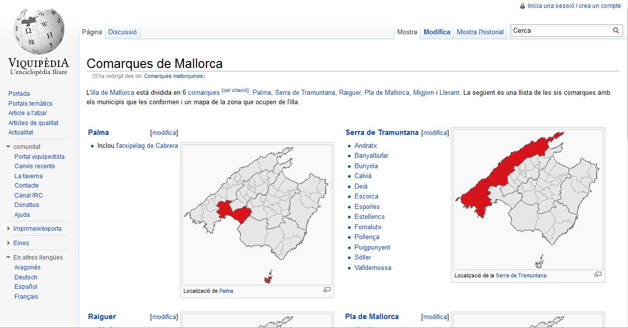 Comarques de Mallorca | Recurso educativo 49004