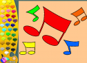 ¡A Colorear!: Notas musicales | Recurso educativo 29244