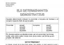 Els determinants: demostratius | Recurso educativo 32770