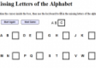 Missing alphabet letters | Recurso educativo 63142