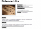 Science hits | Recurso educativo 69433