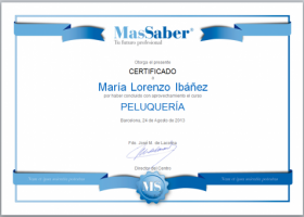 Curso de Peluquería | MasSaber | Recurso educativo 114008