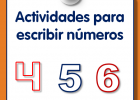 Actividades para escribir números, cuatro, cinco y seis | Recurso educativo 732308