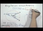 Tipos de ángulos en la circunferencia (demostración) - HD | Recurso educativo 735104
