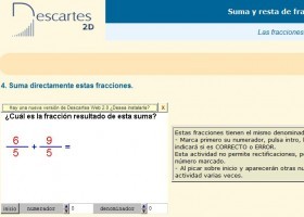 Suma directa de fracciones | Recurso educativo 735156