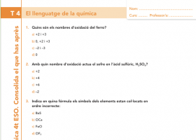 El llenguatge de la química | Recurso educativo 744541