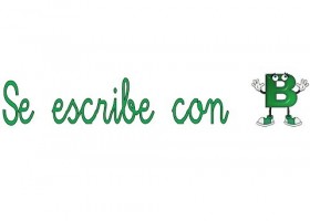 Se escribe con B | Recurso educativo 765218