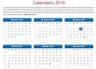 Calendario 2018 | Recurso educativo 767412