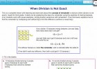 When division is not exact - concept of remainder | Recurso educativo 772163