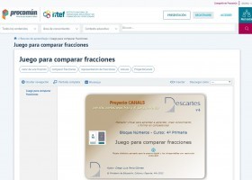 Juego para comparar fracciones | Recurso educativo 774850